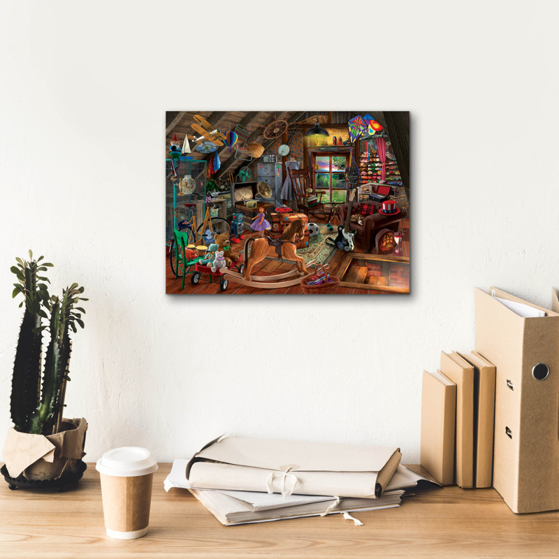 " The Things We Keep " by Bigelow Illustrations, 12" H x 16" W x 0.75" D
