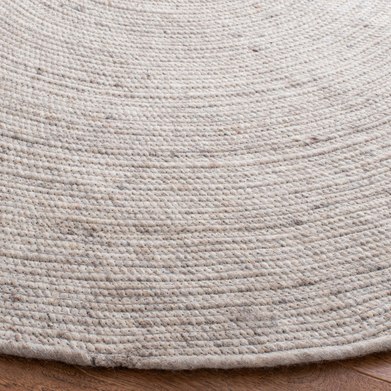 Coffey Hand Woven 0.6 Wool, 0.4 Cotton Rug, Oval 6' x 9'