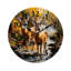 Décoration murale florale 12 po x 12 po Autumn Forest Deer