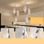1-light Modern Acrylic Dimmable Chandelier Black-1026017431-1026017432-1026017439