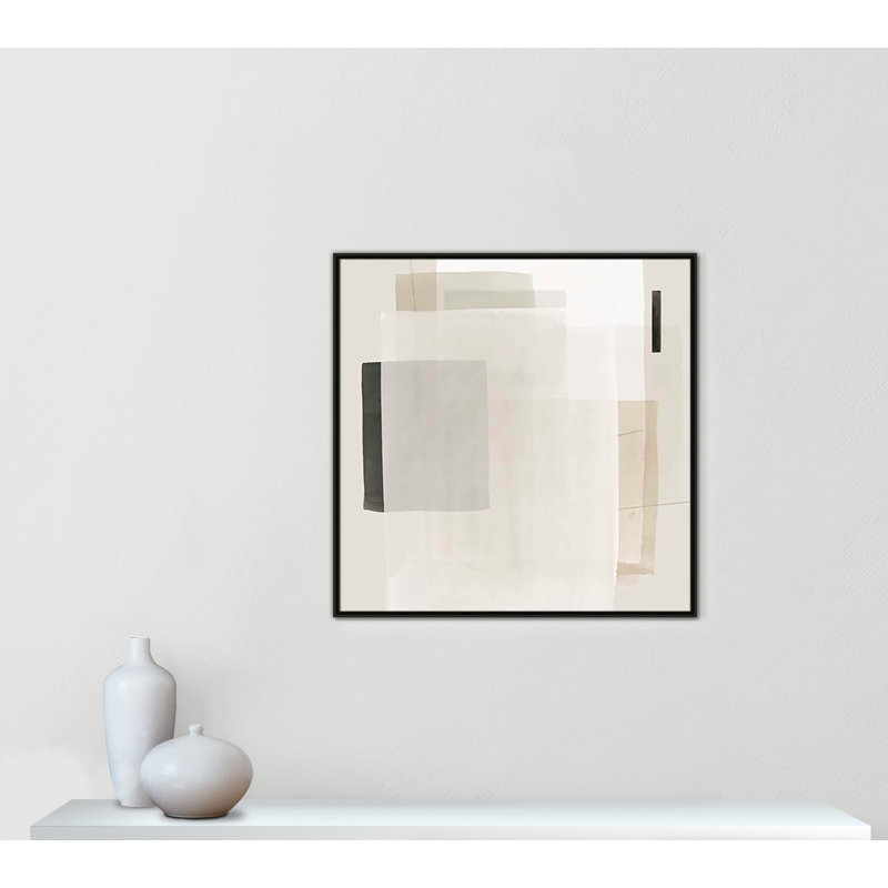 Mystical Momentum I par Hazel J, Cadre flottant espresso, H 37,5 po x l 37,5 po x P 2 po