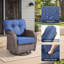 Ensemble de meubles de patio 6 pièces, ensemble de sièges d'extérieur toutes saisons avec chaises pivotantes-966774446