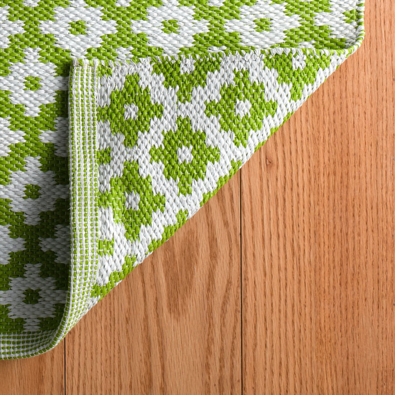 Samode Sprout Handwoven Indoor/Outdoor Rug, Runner 2'6" x 8'