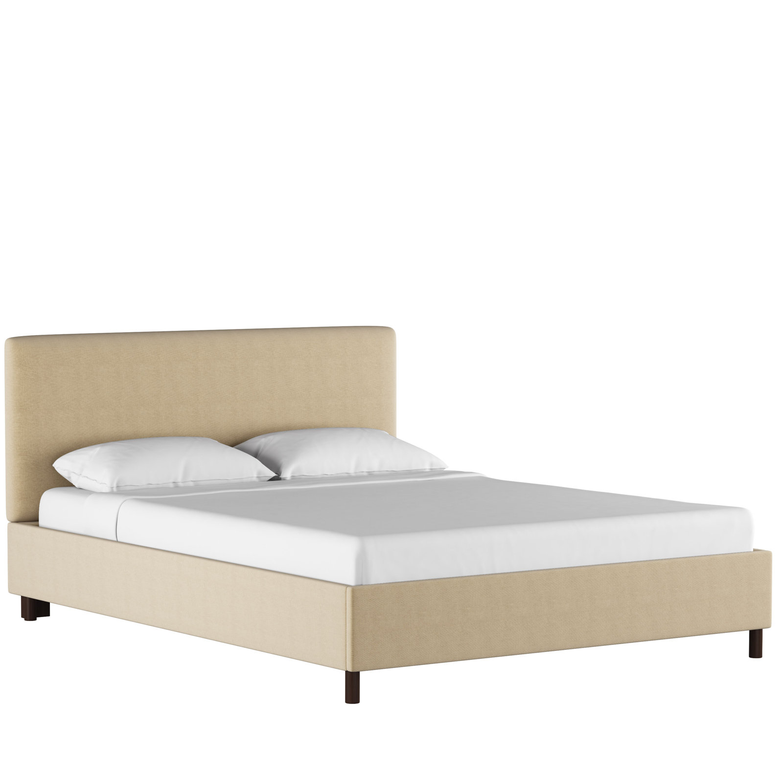 Eisley Upholstered Bed, King, Zuma Natural Textured Linen