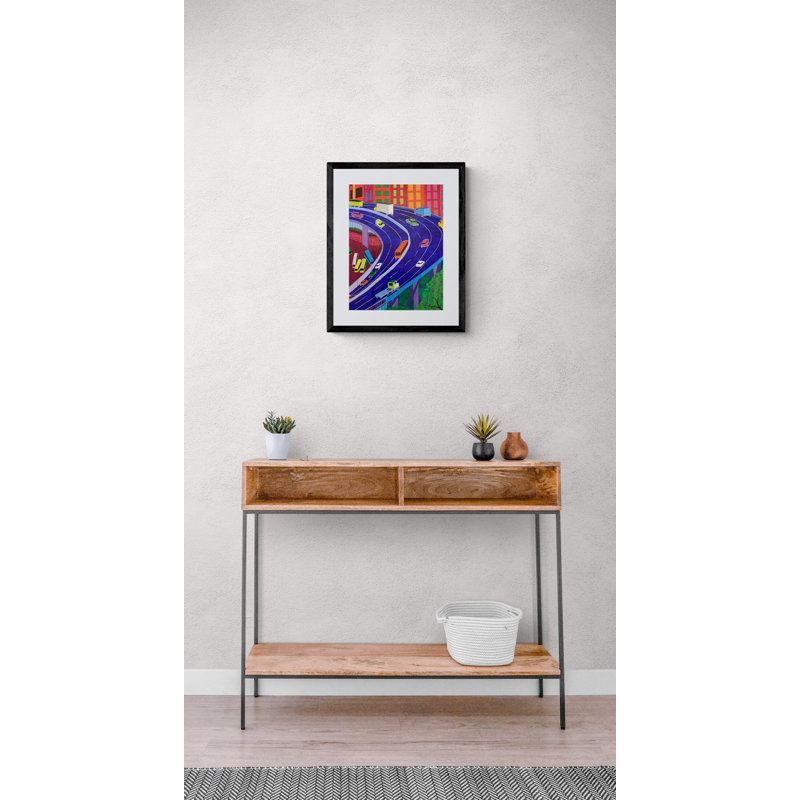 Weehawken, New Jersey Print by Sue Graef, 21.25" H x 17.25" W, White Mat