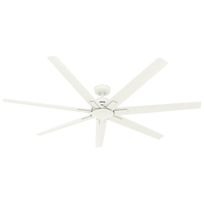 72" 7 - Blade ENERGY STAR Damp Rated Standard Ceiling Fan with Wall Control