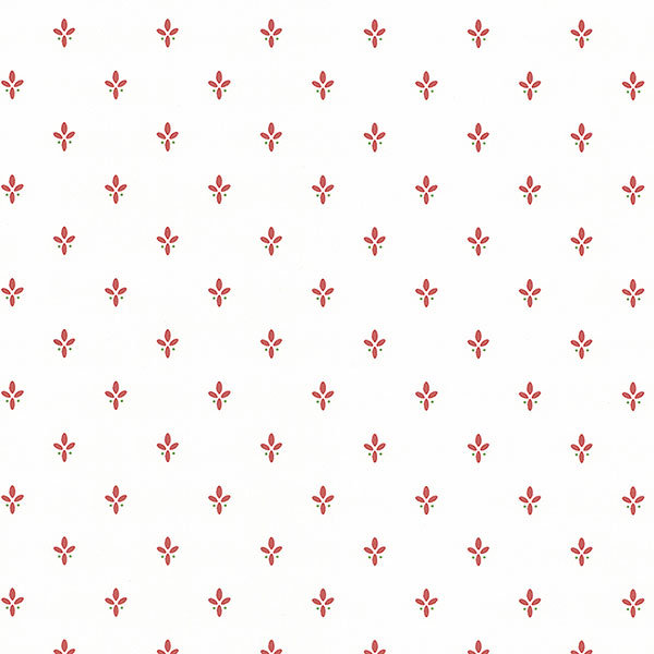 Papier peint pour taches de cuisine 32,7 pi x 20,5 po Catriona, rouge