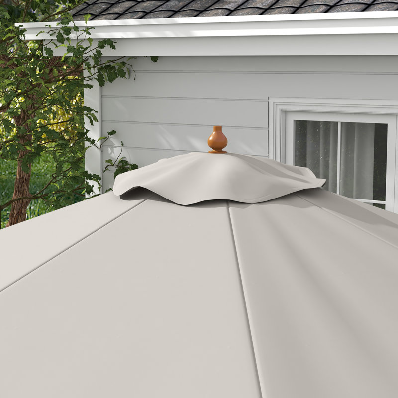 325cm Market Parasol, Grey