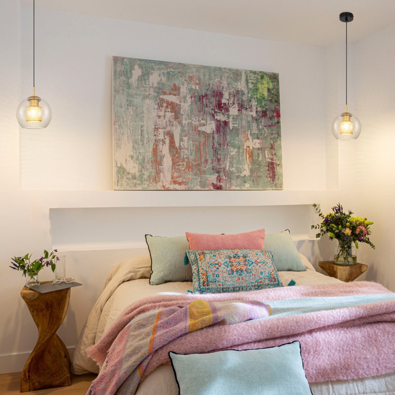Shizue 1 - Light Gold Sphere Pendant