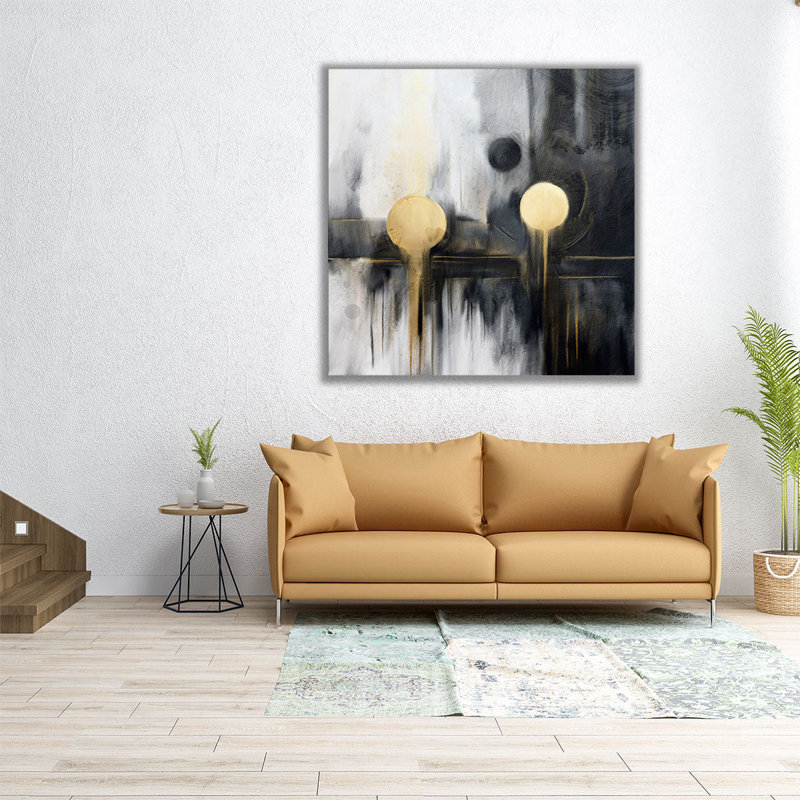 «Power Circle 2», reproduction d'art sur toile, H 12 po x l 12 po