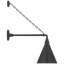Thomas O'Brien, "Academy 17.5" Anchored Mack Barn Light in Matte Black with 12.5" Green Conical Savannah Shade-714408489-714408490