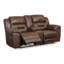 Causeuse inclinable à accoudoirs coussinés de 82 po Jaydene-70177801