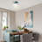 1 - Light  Dome Semi - Flush Mount Light-262547948
