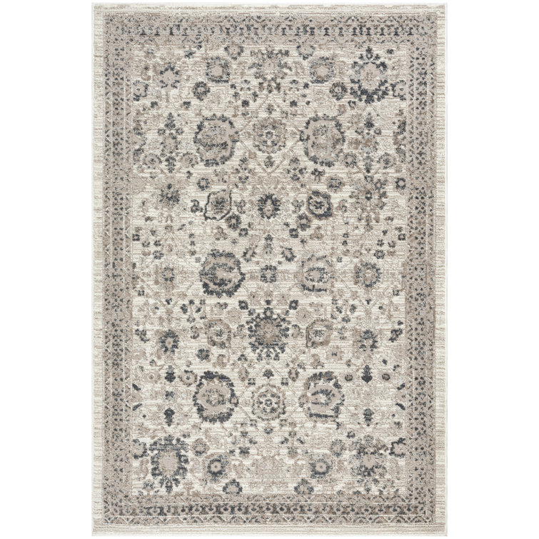 Charlton Home® Dezlynn Ivory Multicolor Vintage Indoor Rug