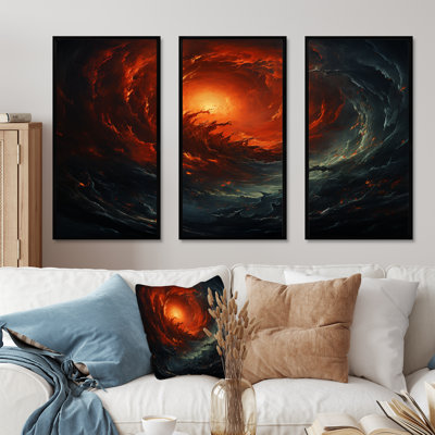 Chonvandra - Abstract Spirals Wall Art Set