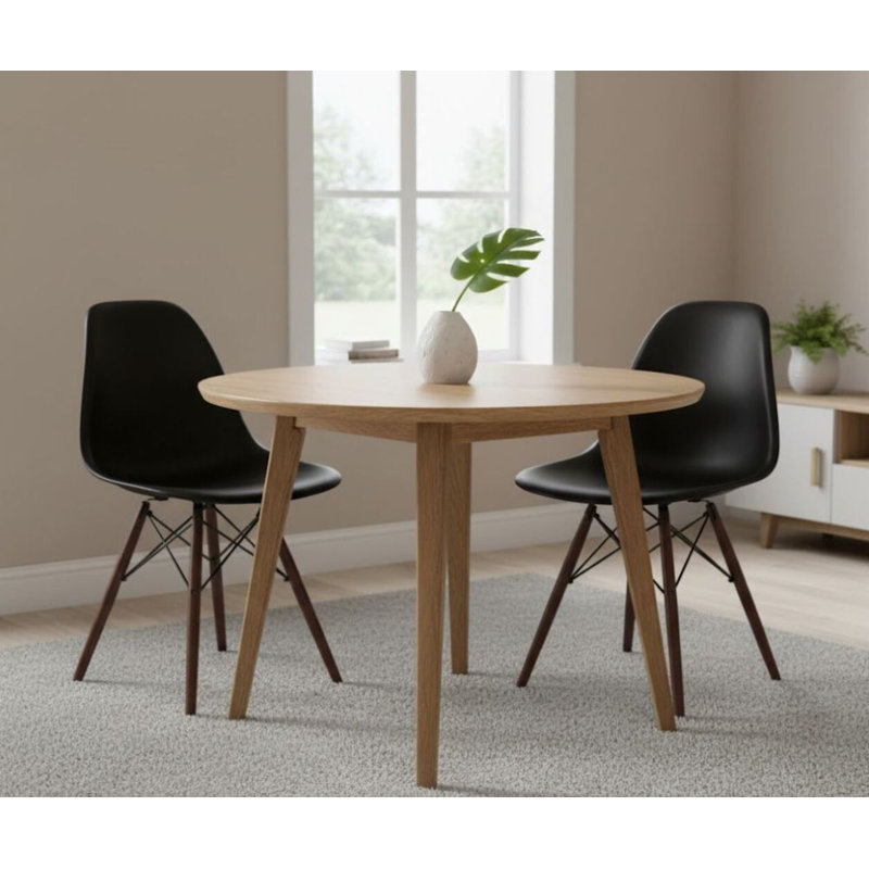 Ensemble de 2 chaises d'appoint Fontana, Noir