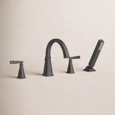 Edgemere Deck Roman Tub Faucet with Diverter