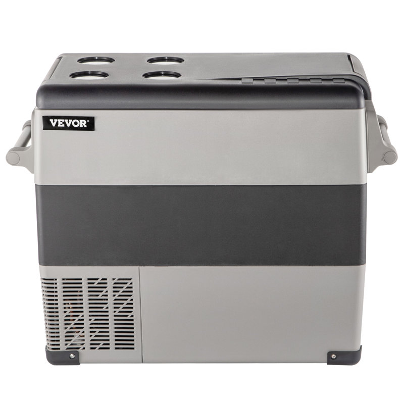 58 Qt Portable Freezer Mini Refrigerator with Adjustable Temperature Controls
