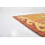 Tapis de la surface en laine rouge/beige 2 pi 10 po x 4 pi 3 po one-of-kind main-noué la Elland