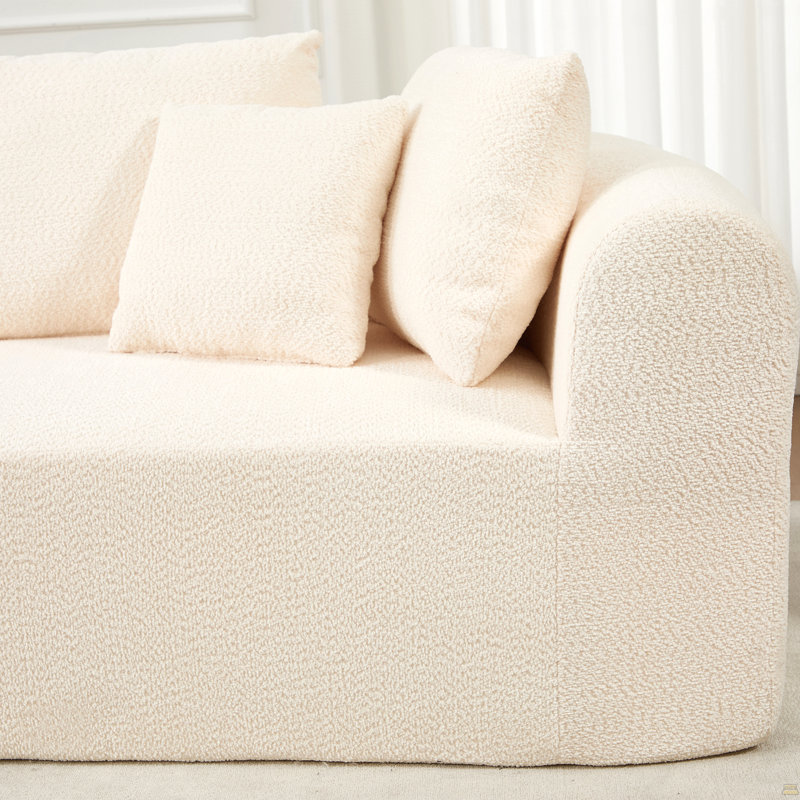 Canapé modulaire 109 po Cloud, Chenille ivoire
