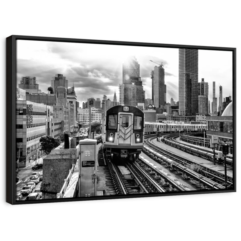 Line 7 Subway, reproduction sur toile, H 27 po x l 40 po