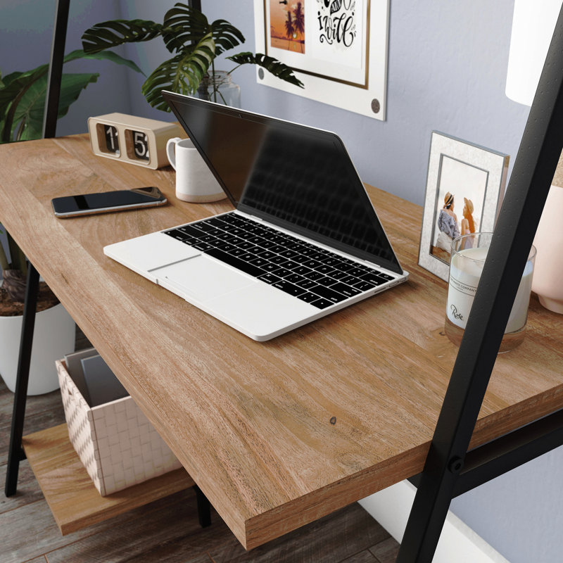Bureau avec rehausse idéal pour le bureau ou le bureau dans la chambre ou le salon