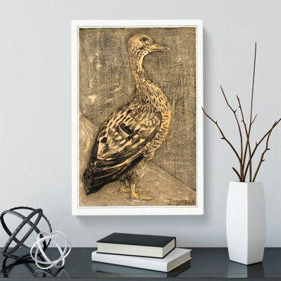 Standing Duck by Theo Van Hoytema - Wrapped Canvas