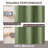 Soft Polyester 100% Blackout With Liner Grommet Curtain Pair-1438681326-1438681322