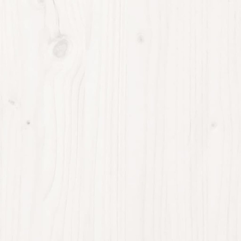 Kylisia 97cm H Solid Wood Standard Bookcase, White, 97cm H x 80cm W x 35cm D
