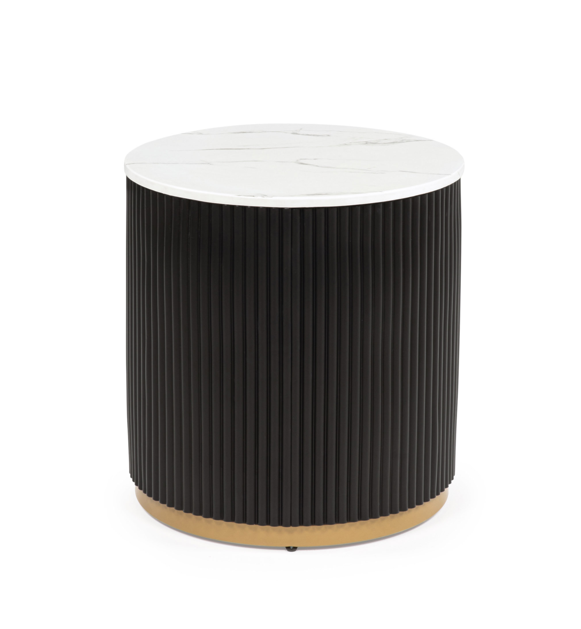 Bay Isle Home™ 1Pc End Table Modern Cocktail Group Luxurious Marble ...