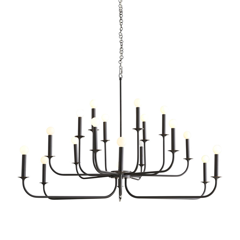 Breck 18 - Light Chandelier, Bronze