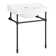 30" Cierra 31" Tall Vitreous China Rectangular Console Bathroom Sink with Overflow