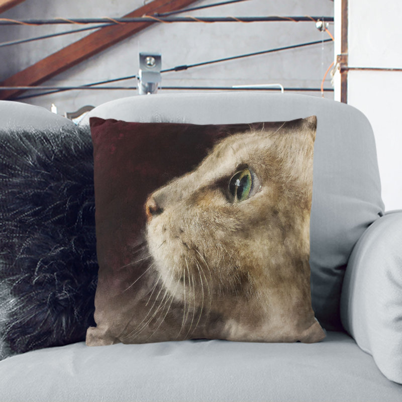 Square Throw Cushion, 55cm H x 55cm W x 20cm D