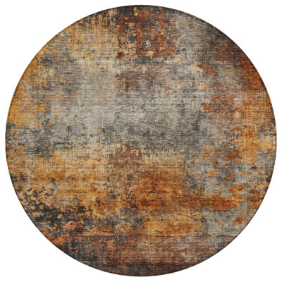 Tapis d'extérieur rond 8 pi