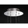 6 - Light Polished Chrome LED Cluster Pendant