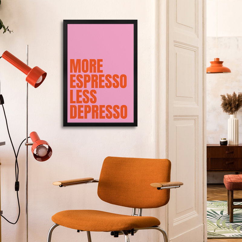 «Caffeine Vibes», reproduction d'art mural, affiche de galerie, H 32 po x l 24 po