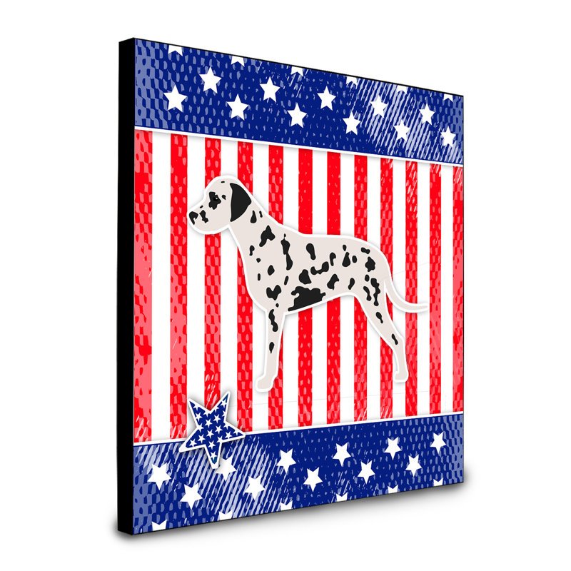 Panneau mural pour l’art américain dog Duro, Dalmatien