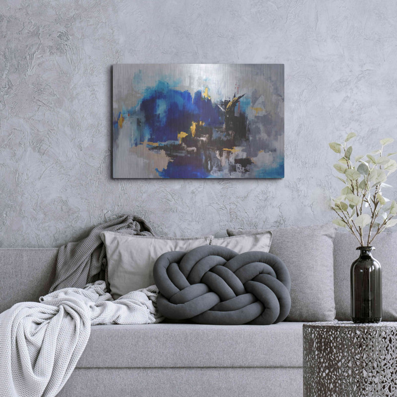 «Mi Cuidad» par Leticia Herrera, art mural en métal, 16 po x 12 po, H 24 po x l 36 po