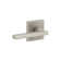 Viaggio Quadrato Linen Texture Rosette Single Dummy with Milano Lever