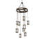 56" Wide Asbury Turret 9 Light Cascading Pendant