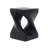 Twist Shape Side Table, Wood-Like Texture