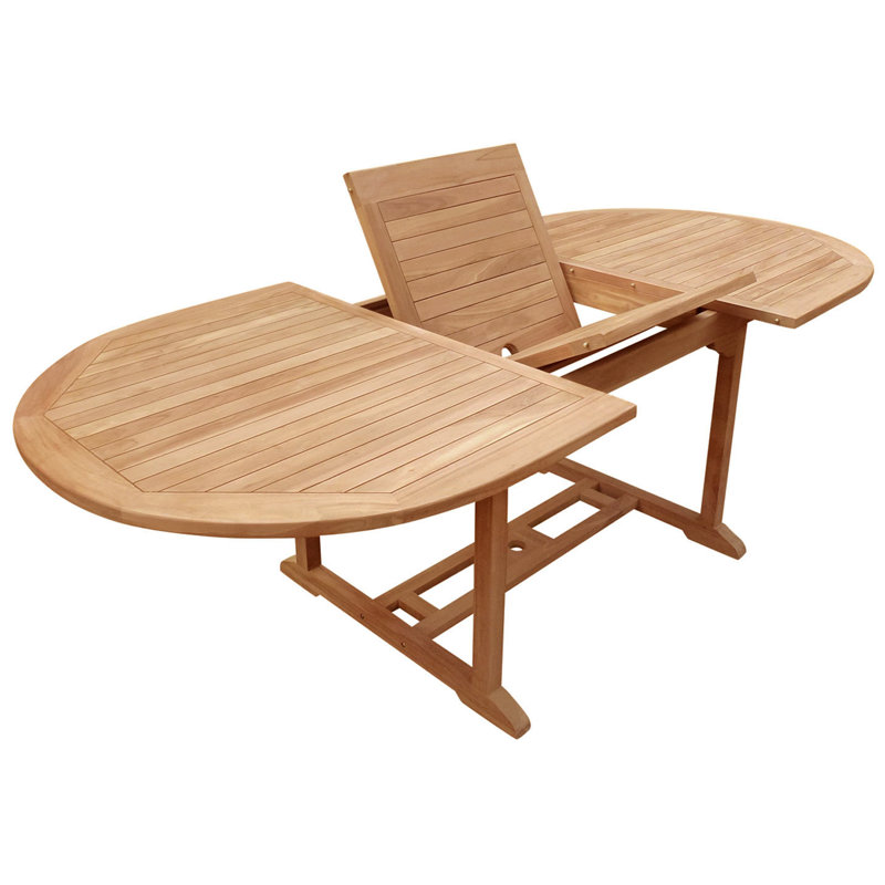 Dacia Outdoor Oval Teak Dining Table
