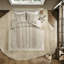 Ensembles de literie rayés en coton de qualité supérieure, conception multicolore bohème pour la maison