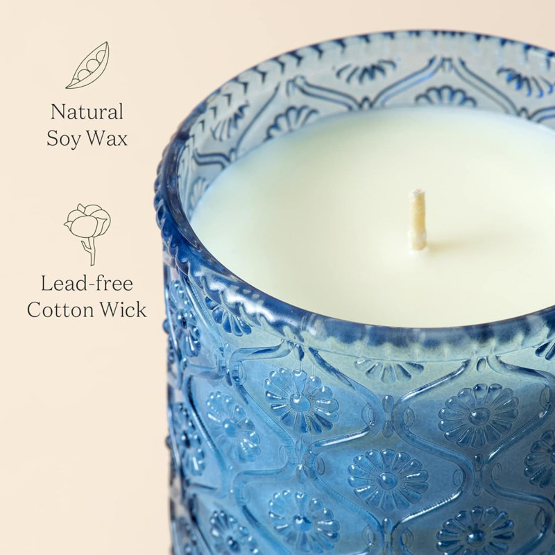 Citron Mint Scented Jar Candle