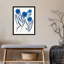 Borrowed And Blue Flowers II Framed On Paper by Danhui Nai Print-2109979482-2109979491