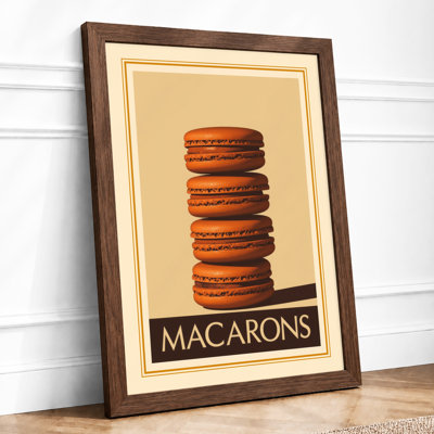 Stacked Macarons Art Deco - Print