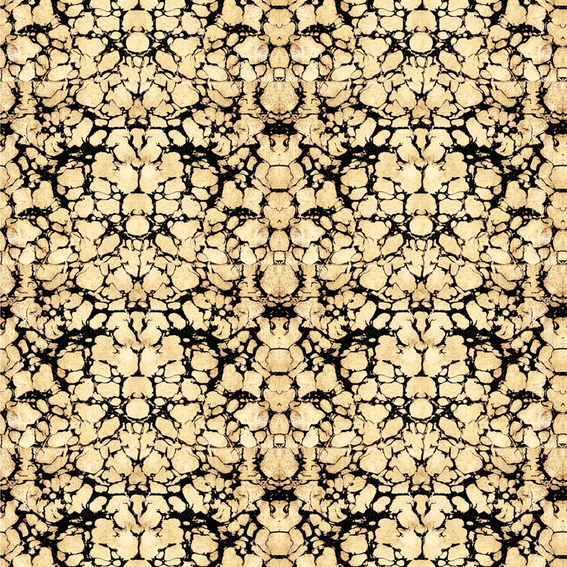 Abra Golden Tortoise 10' L x 24" W Wallpaper Roll, Peel & Stick, Self-adhesive