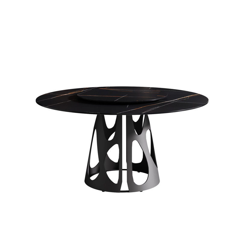 Table de salle à manger 57,58 "Modern, Noir