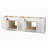 Disar 105'' Double Bathroom Vanity Base only-111779190