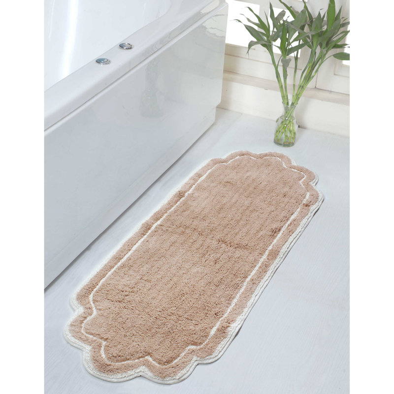 Dobrinka Bath Rug, Linen, 21" W x 54" L